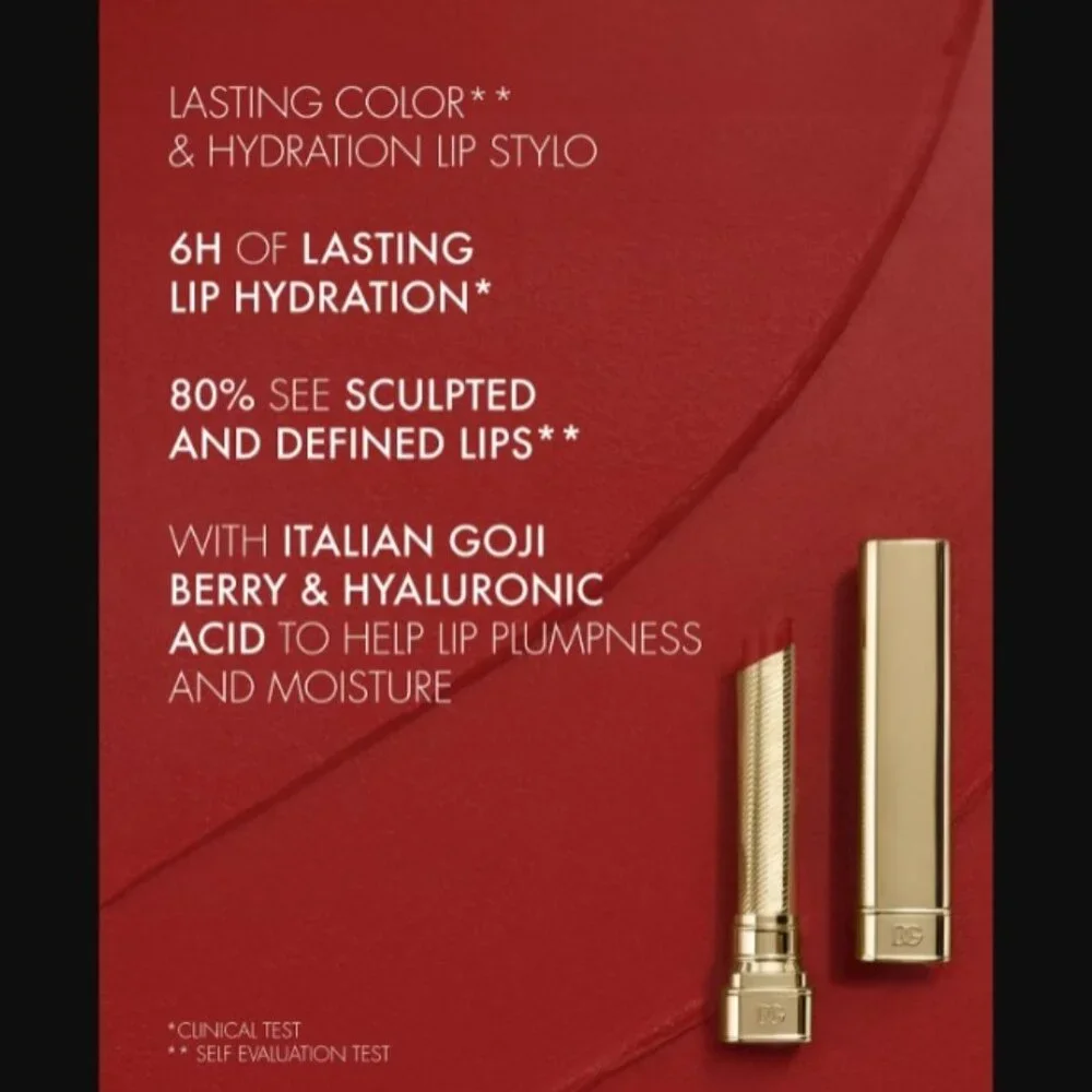 Dolce&Gabbana my 888 My sculpt satin long color hydration lipstick NIB